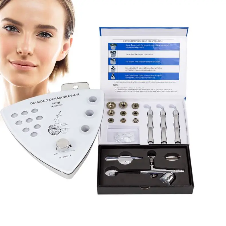 Omanli Portable Oxygen Jet Peel Microdermoabrasion Cristales Diamond Machine For Skin Rejuvenation