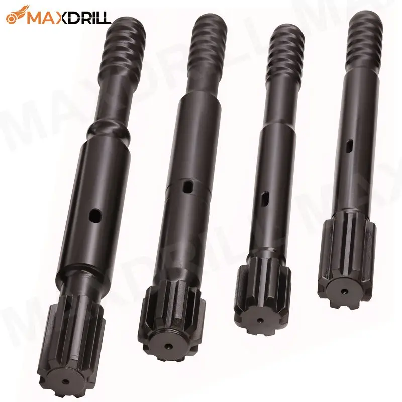 Maxdrill T38 female x Diameter 45mm x Length 550mm shank adapter for HL500 drifter / rock drill