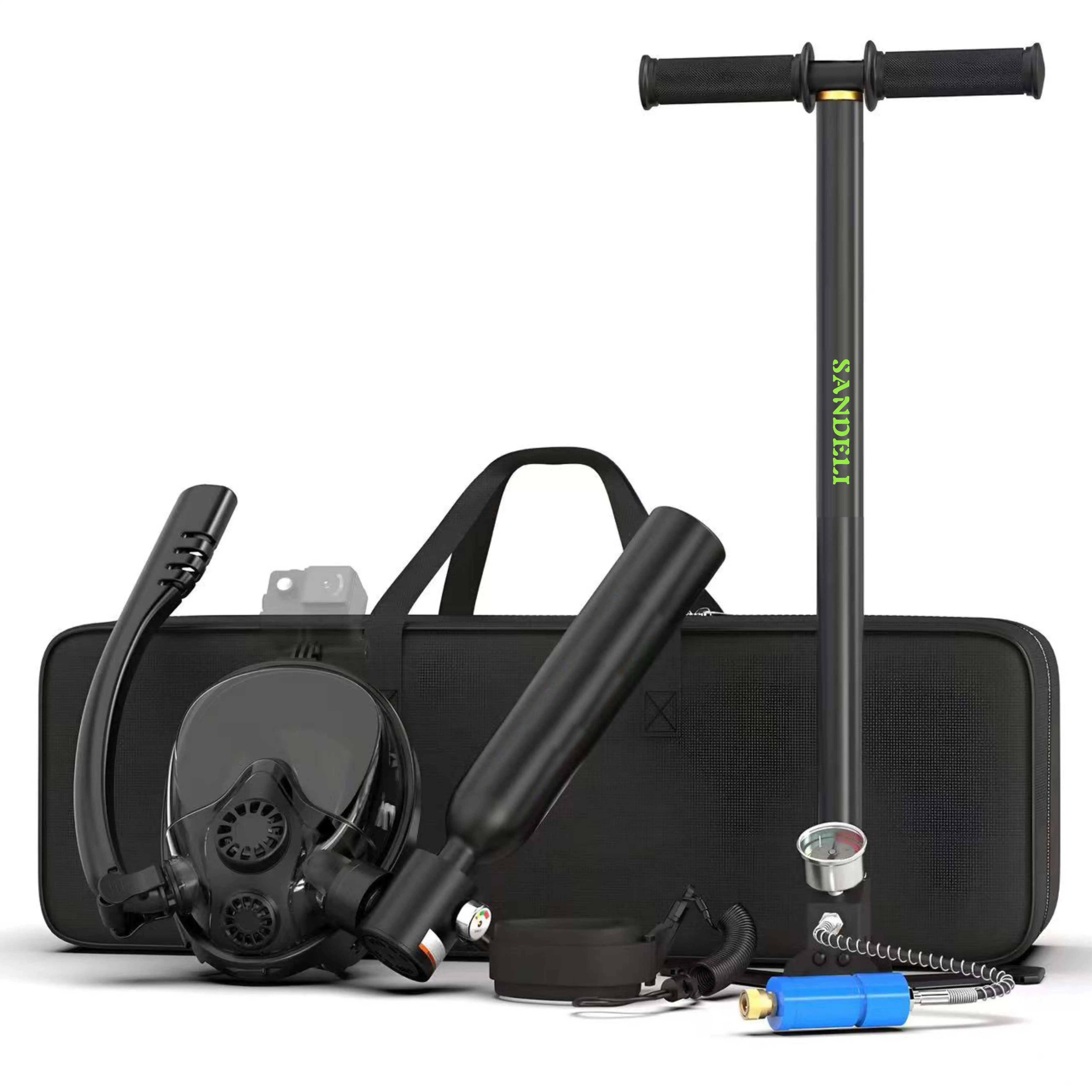 0.5L2024 Mini Tank 0.5L Scuba Tank Sub-Mask Fashion Hand Pump Lightweight