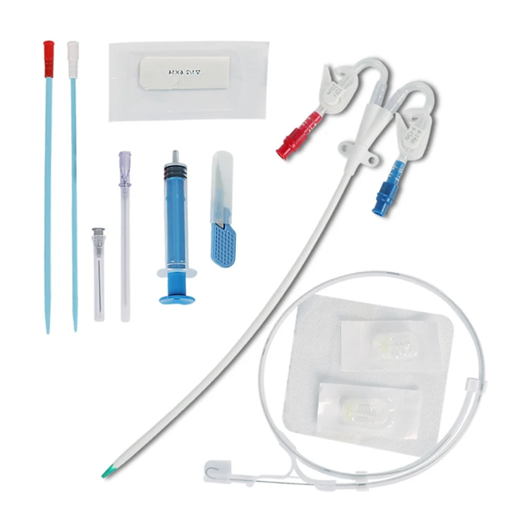 Medical Blood Purification Product 12fr Double Lumen Hemodialysis Catheter