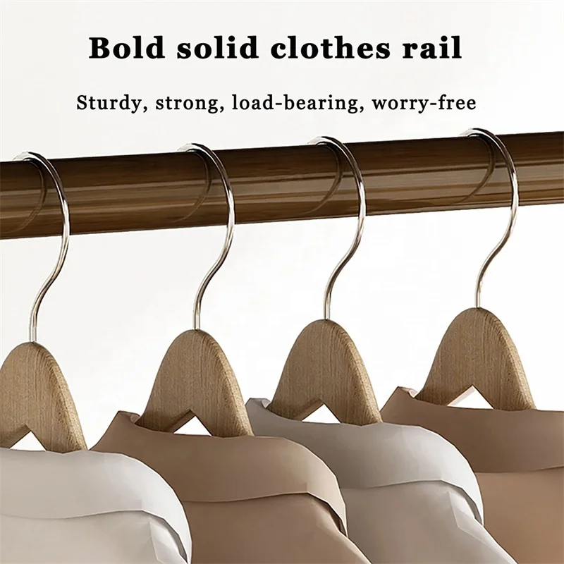 90cm--High quality modern living room bedroom small open bamboo coat racks