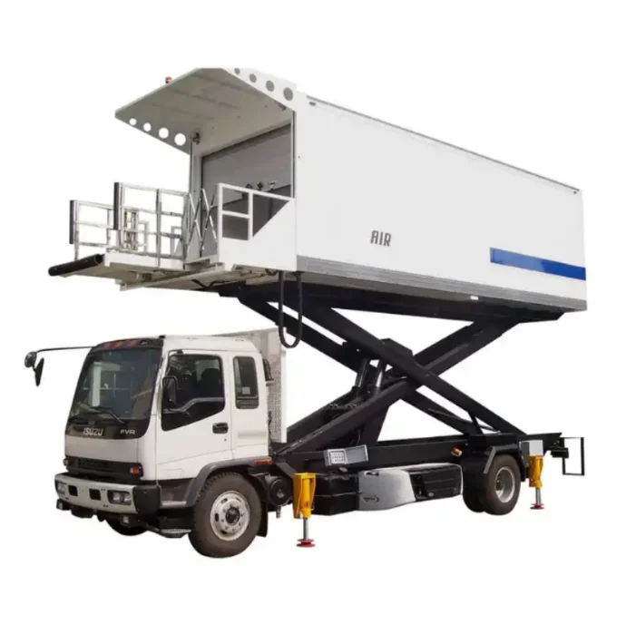 Airport Aircraft Plane Lifting Food Meal Catering Truck Vehicle