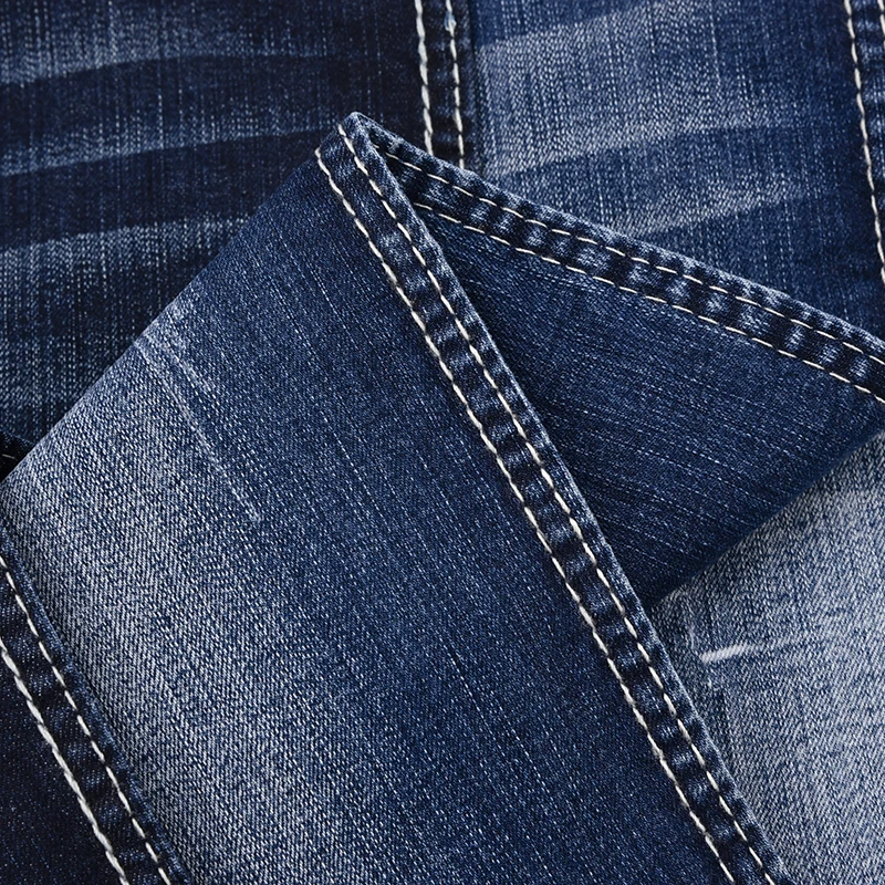 Blue jeans fabric for ladies cotton lycra polyester denim jeans denim fabric