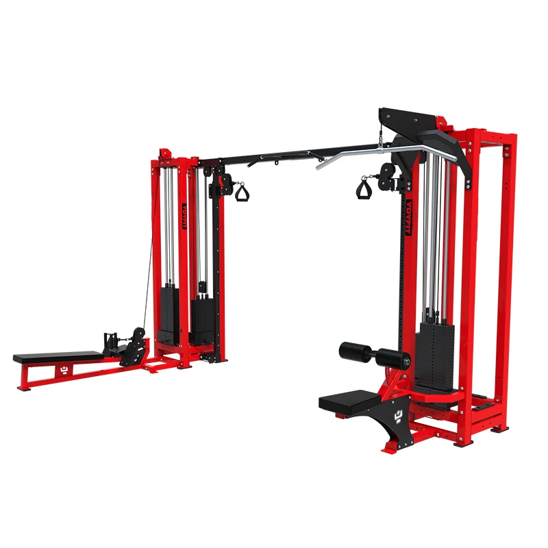 Commercial Gym Fitness cable crossover machine Multi Station Functional Trainer Smith Lat Pull Down Strength Training Machine