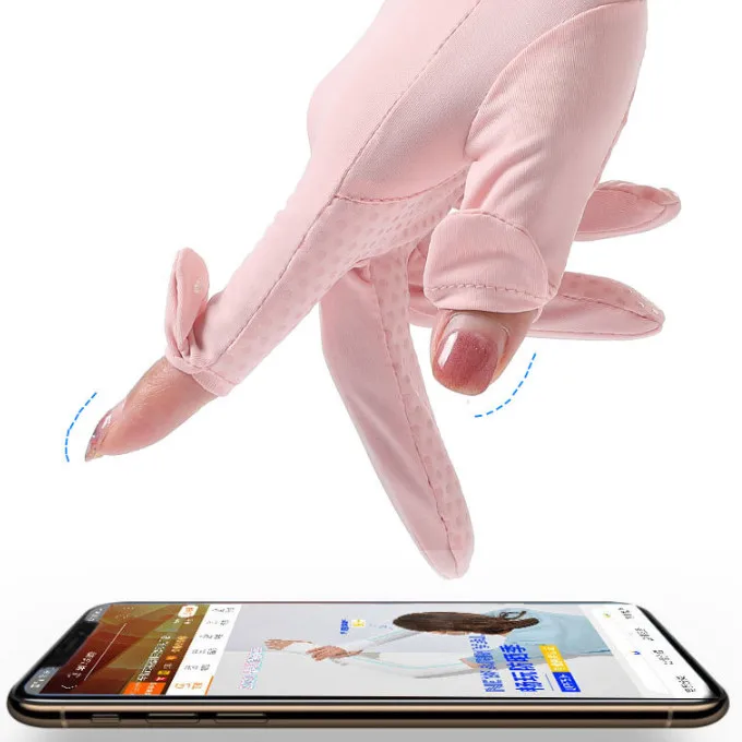 Наружные летние солнцезащитные перчатки модные тонкие дышащие перчатки