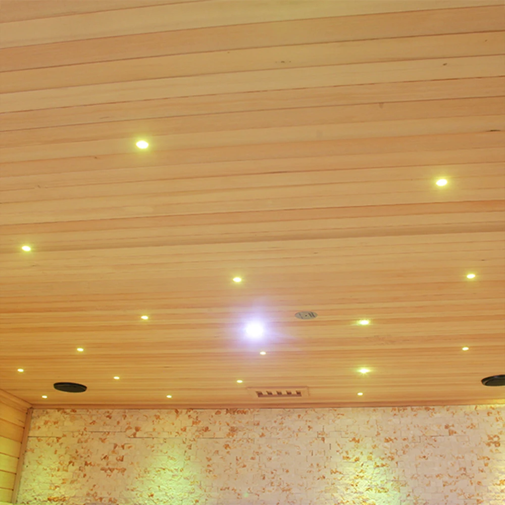 2023 Finland indoor modern  sauna with smart control panel with usb and bluetooth