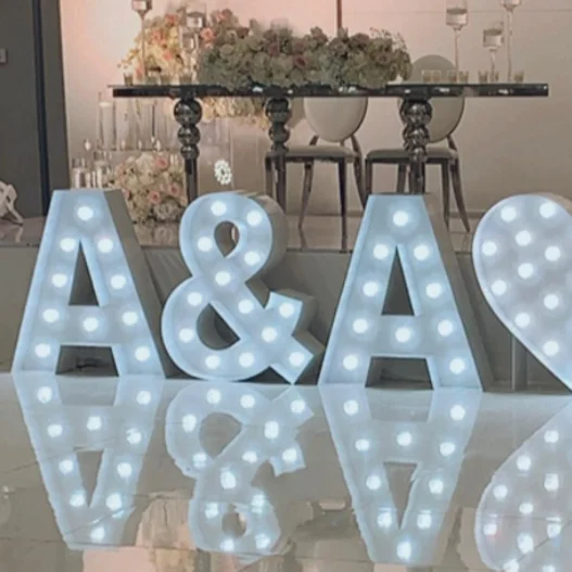Wholesale Wedding Decor Lights Marquee Letter 4ft Led Big Numbers Giant Light Up Letters Led Marquee Love Letters