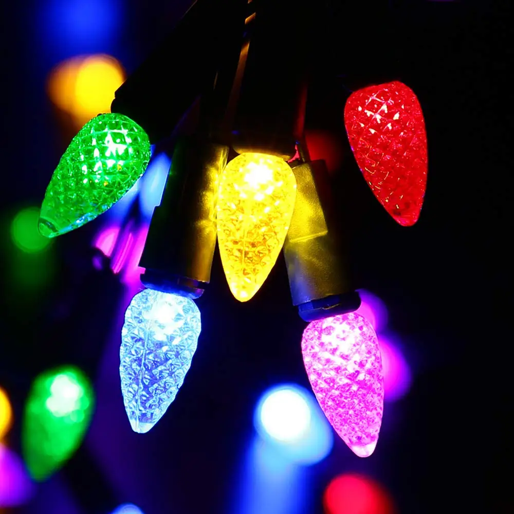 Holiday lighting outdoor waterproof solar decorative lights for decoration solar string lights