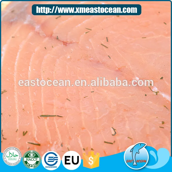 New item smoked salmon with vanilla delicious salmon offcuts