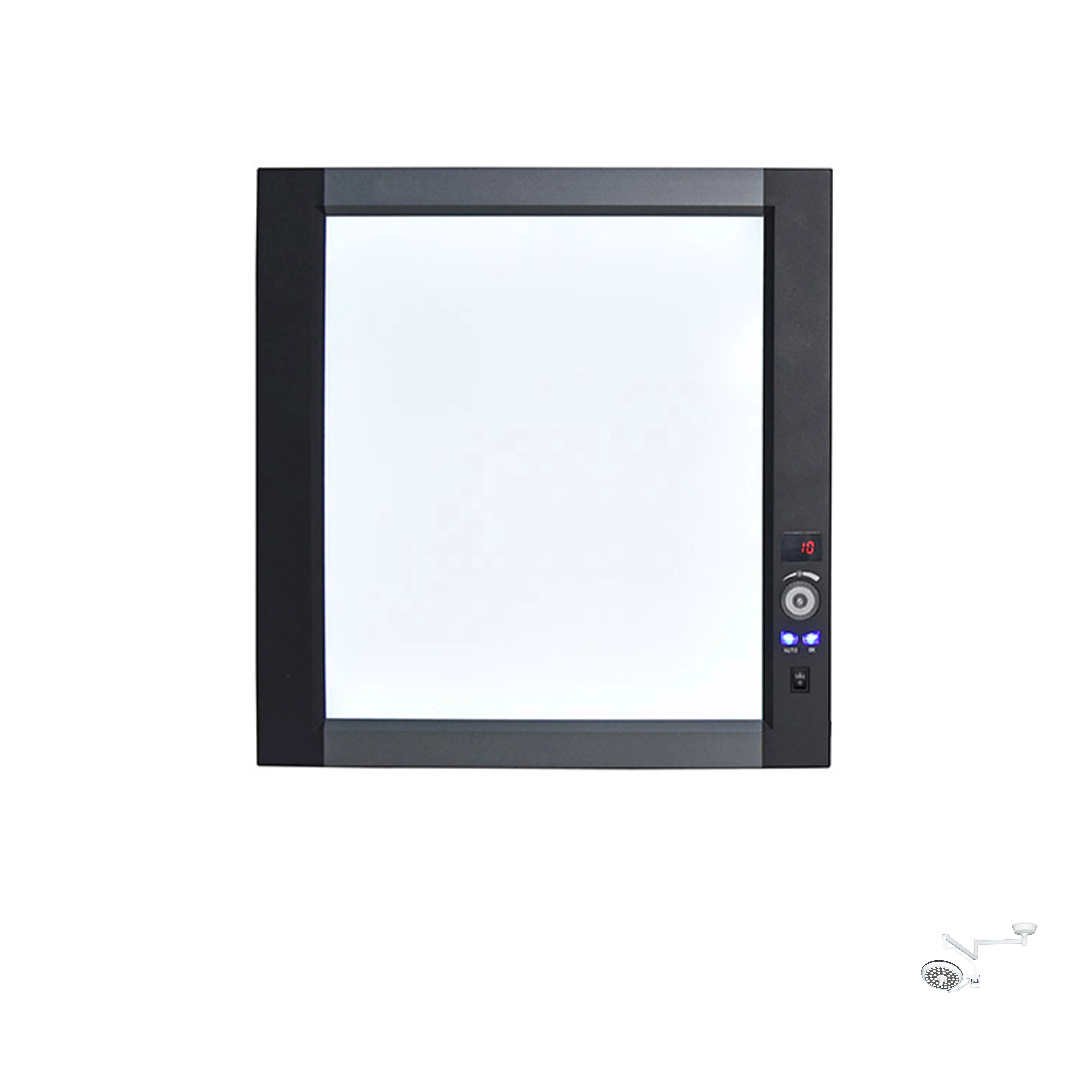 476x500x25mm Single LED Negatoscope X-ray Film Viewer with Automatic Sensing Function