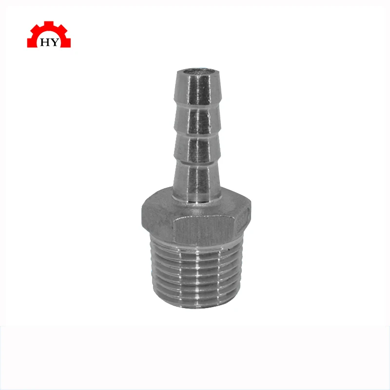 Stainless steel pipe fitting 6mm 8mm 10mm 12mm 19mm hose barb tail