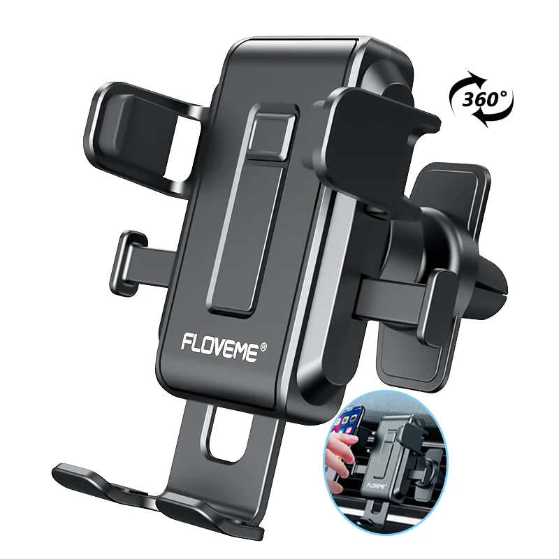Бесплатная доставка 1 образец ок Поворот на 360 градусов FLOVEME противоскользящая автомобильная подставка для мобильного телефона