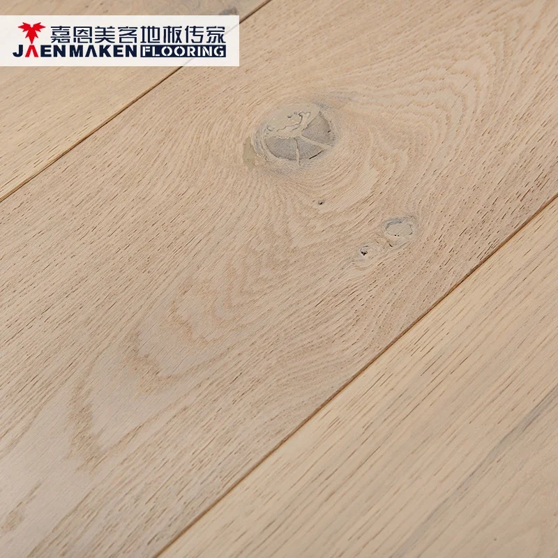 Chic Decoration Style Light Scandinavian Oak Color 18mm Thickness Engineered Wood Flooring
