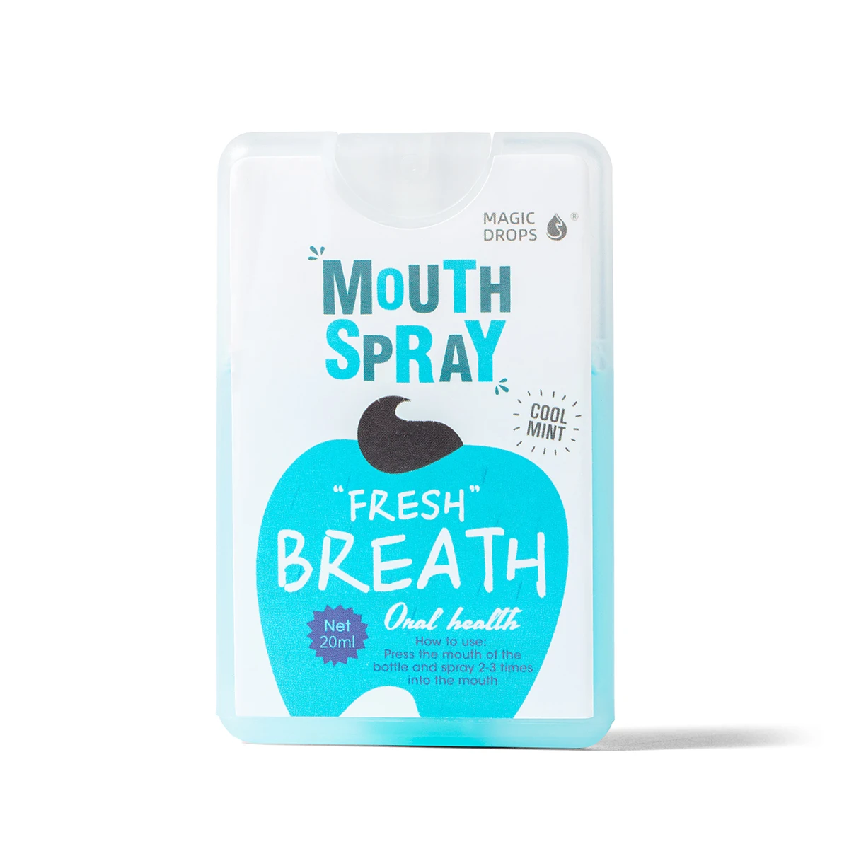 Factory custom high quality breath freshener cool mouth mint spray
