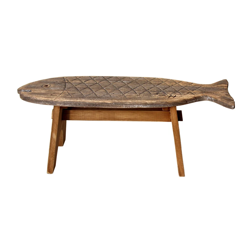 YBOX Handmade vintage style wooden lovely small stool