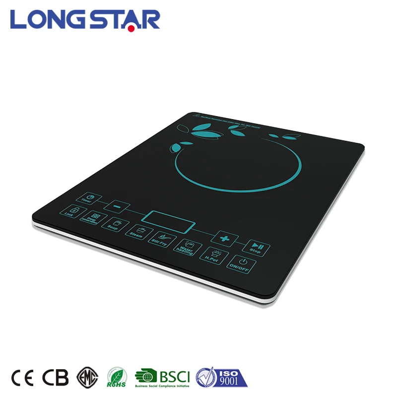 2020 Oem Induction Cooker Digital Invisible Lcd Display Induction Cooker