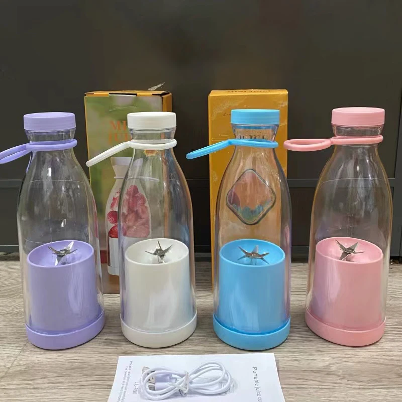 Portable Blender Juicer Bottle Mixer Electric USB Charge Mini Fruit Milk Mixers Juicer Cup Blender Milkshake Juice Maker Machine