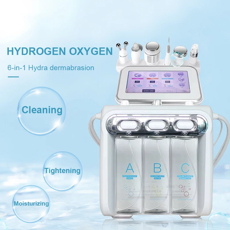 6 In1 Hydra Water Dermabrasion Facial Machine Skin Hydra Aqua Peel What Do I Put In A Facial Machine With Skin Analyzer
