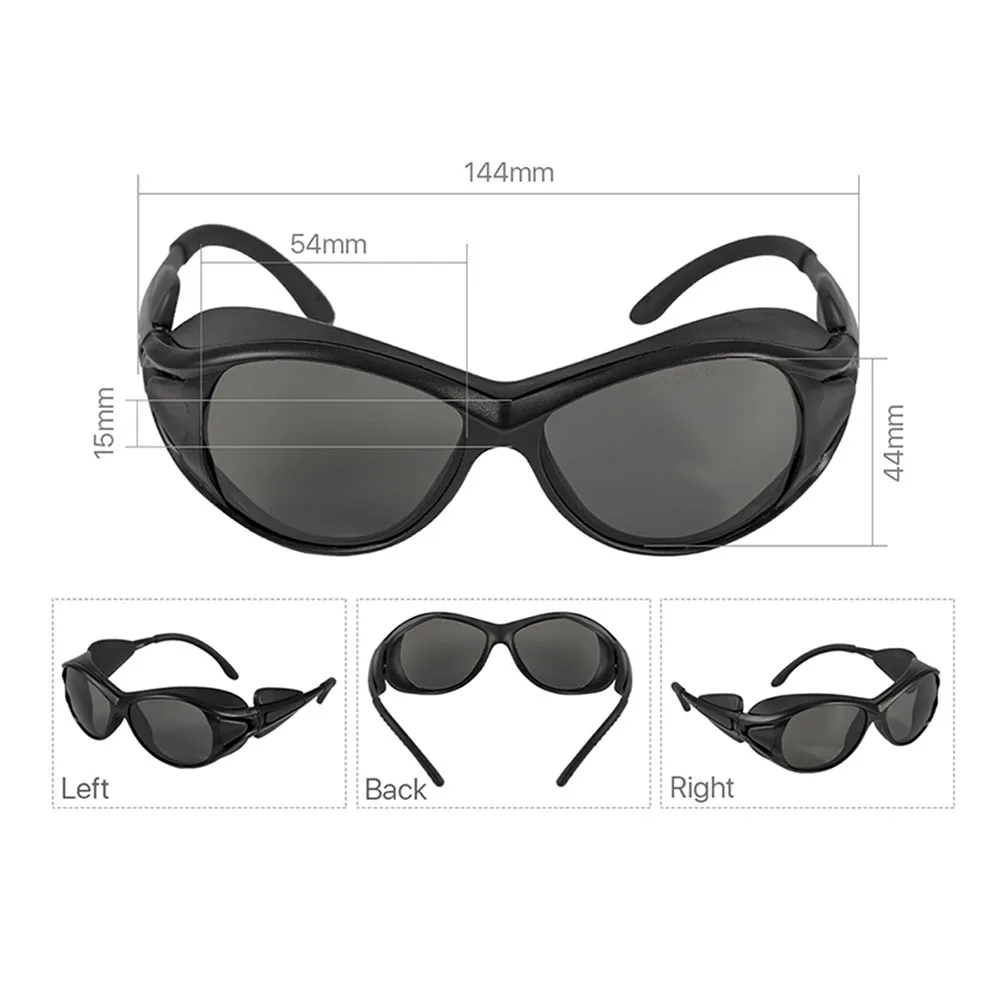 Hot Sale Q-Switched Laser Protective Glasses OD6+ 532nm & 1064nm Dual Laser Safety Glasses with Side Shield