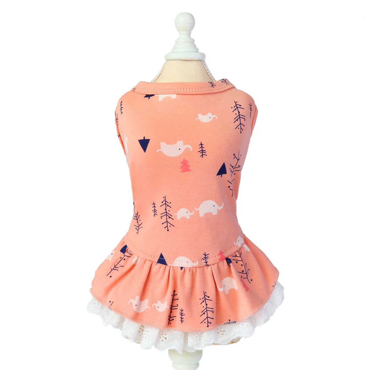 Spring summer dog elephant skirt clothes pet supplies little elephant dress