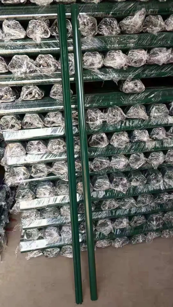 2.1 meters tall metal fence net mesh support pole for garden isolation