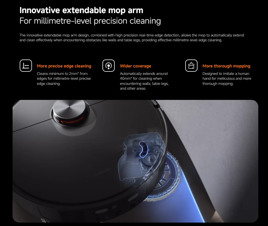 Робот-пылесос Xiaomi X20 максимальная 8000 Па