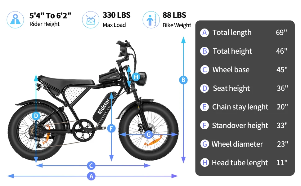 48V High-Speed Battery Electric Bicycle with 20 Inch Steel Frame and Rear Hub Motor 7 Speed Step Lithium Battery Power Supply