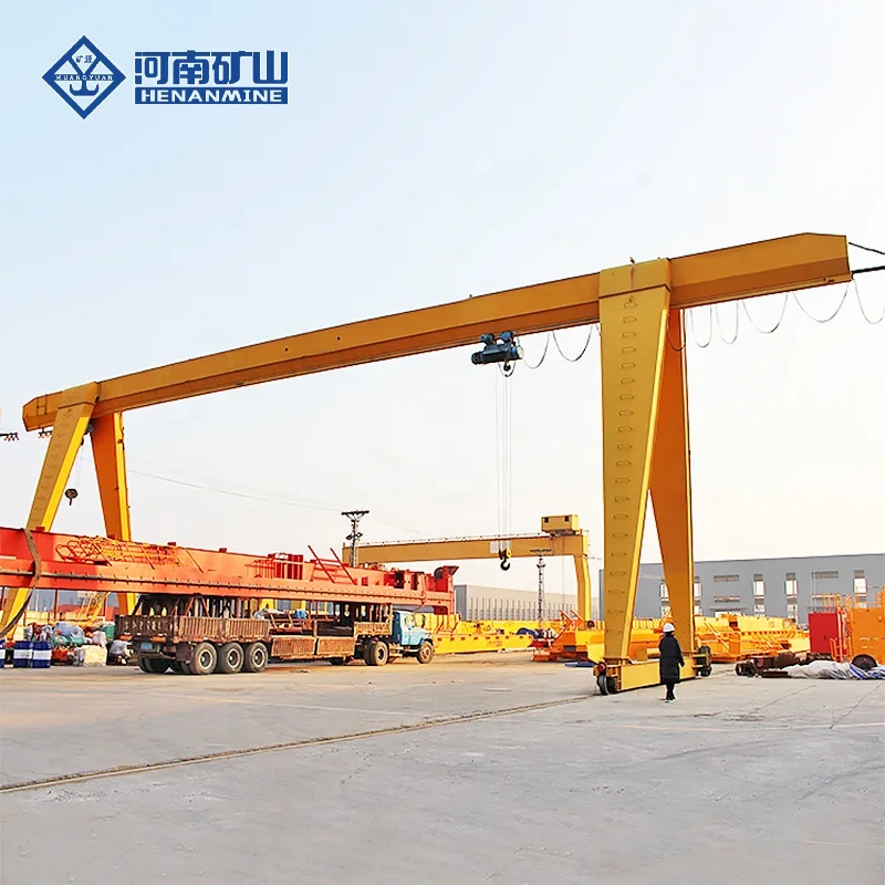Kuangyuan Brand Standard 5 ton 10 ton Gantry Crane Electric Hoist Single Girder Gantry Crane