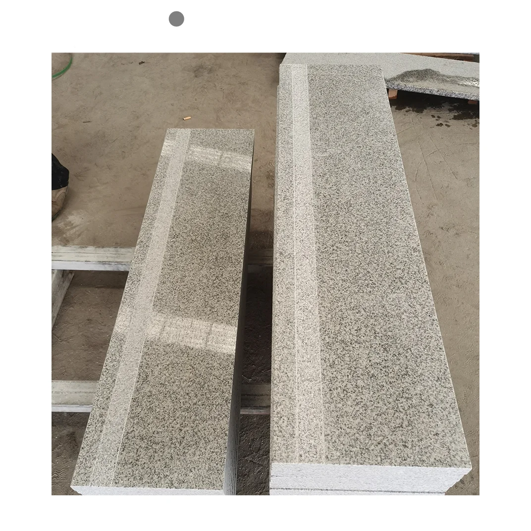Allystone Wholesale Grey Granite Tiles Treads And Risers G603 Stairs Staircases And Steps Granite Stairs