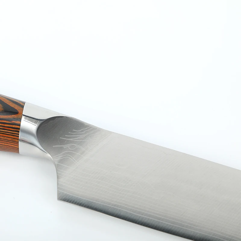 7 Inch Stainless Steel Polished Slicing Knife Hotel Household Meat Cutting Knives Kitchen Knife Cleaver