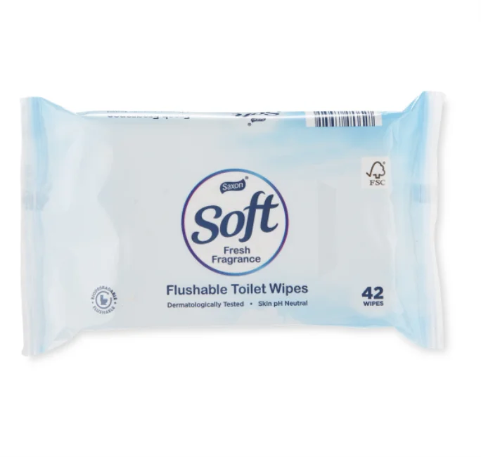 Flushable and biodegradable wet wipes disposable household toilet wipes