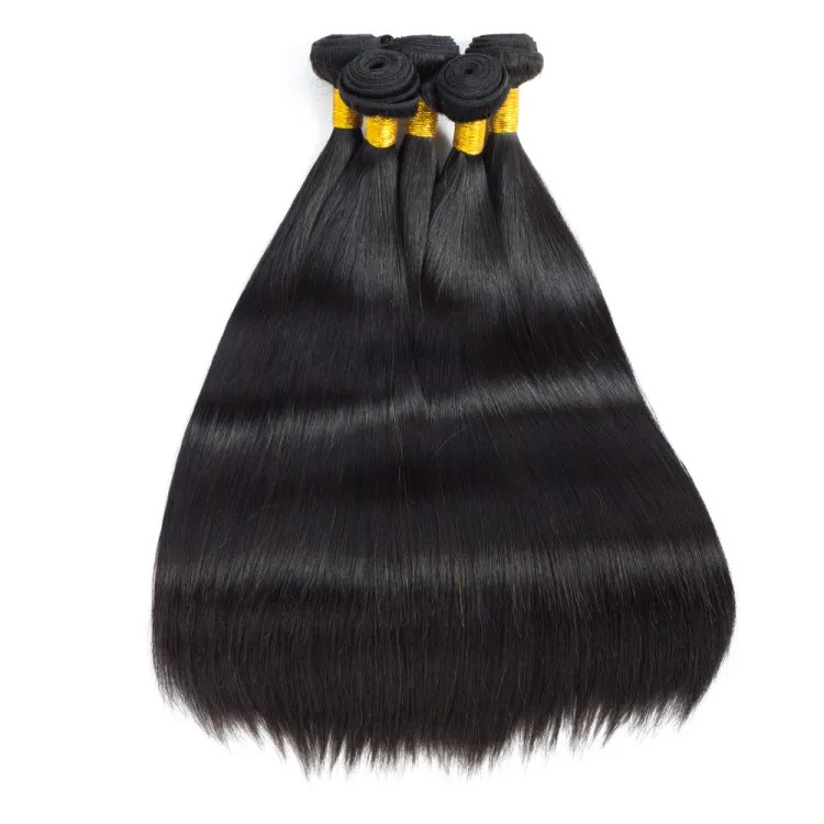 Large Stock Wholesale hair Unprocessed Malaysian Hair Human bone straight hair weft with cheaper price