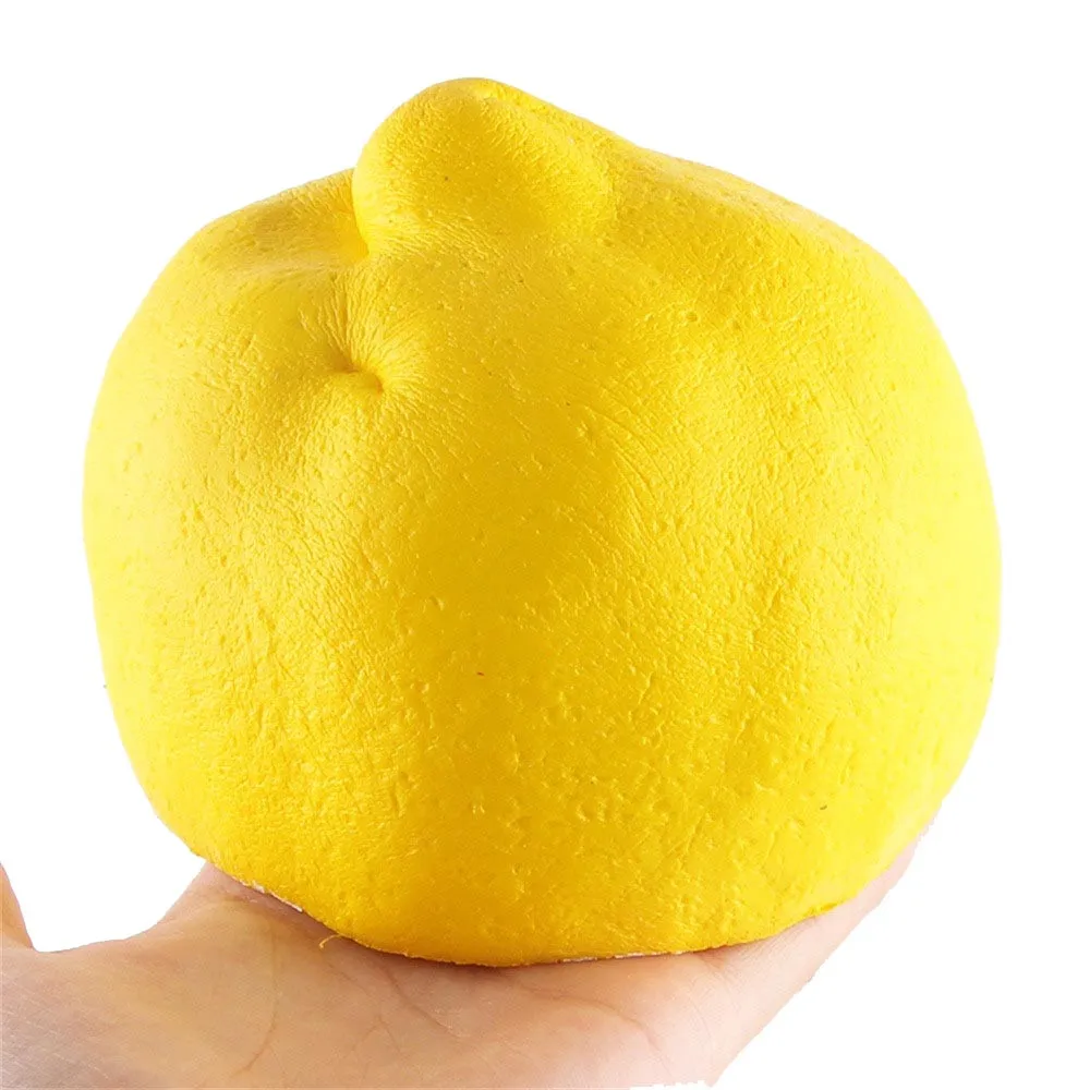SQUISHY TOY jumbo giant pu foam SQUISHIES wholesale slow rising lemon custom foam squishy