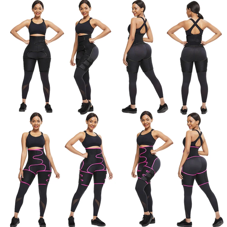 Top Selling Abdominal Tummy Control Neoprene Waist Trainer Fat Burning High Elastic Women Thigh Eraser Waist Trainer