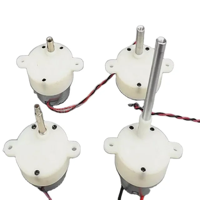 Mini 300 Series Gear Motor Dc3-9v Gearbox Speed Reducer Short Long Shaft Slow Speed Geared Motor