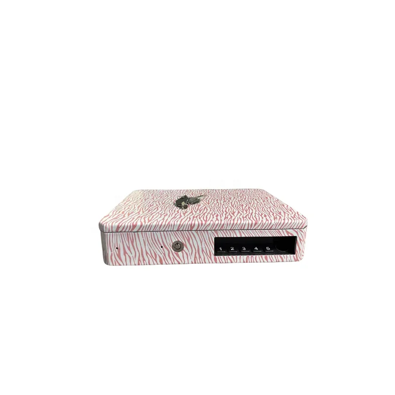 Best Sale Portable Biometric Slider Handgun Safe Fingerprint Number Lock Smart Jewelry Box Top Selling Safes