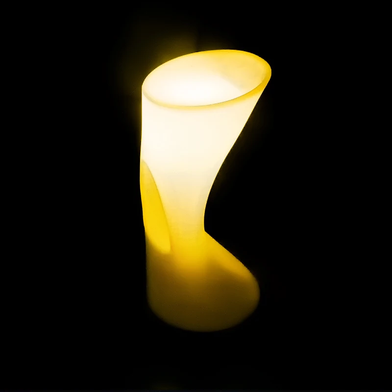 Hot sales led bar furniture set plastic chair and tables 16 colors RGB glowing light