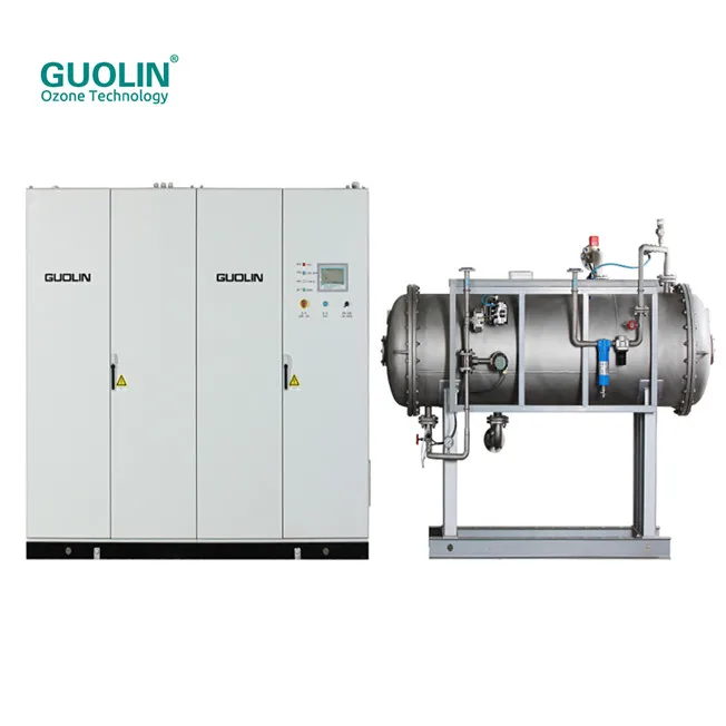 large ozone generator for water treatment China GUOLIN 10wt% High concentration 1kg 2kg 5kg 10kg ozone generator
