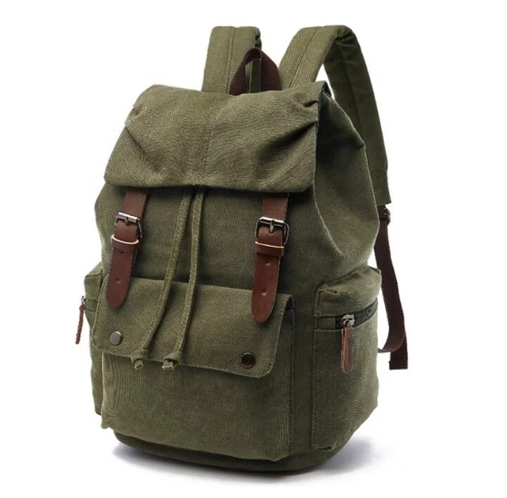Laptop mochilas backpack canvas travel bags Korean style school backpack for student