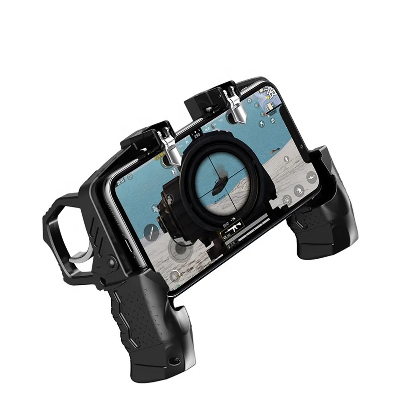 Mobile Game Trigger Joystick Gamepad Eat Chicken Artifact Shooting Button Metal Handle Mobile Game Controller For Pubg Stg Games