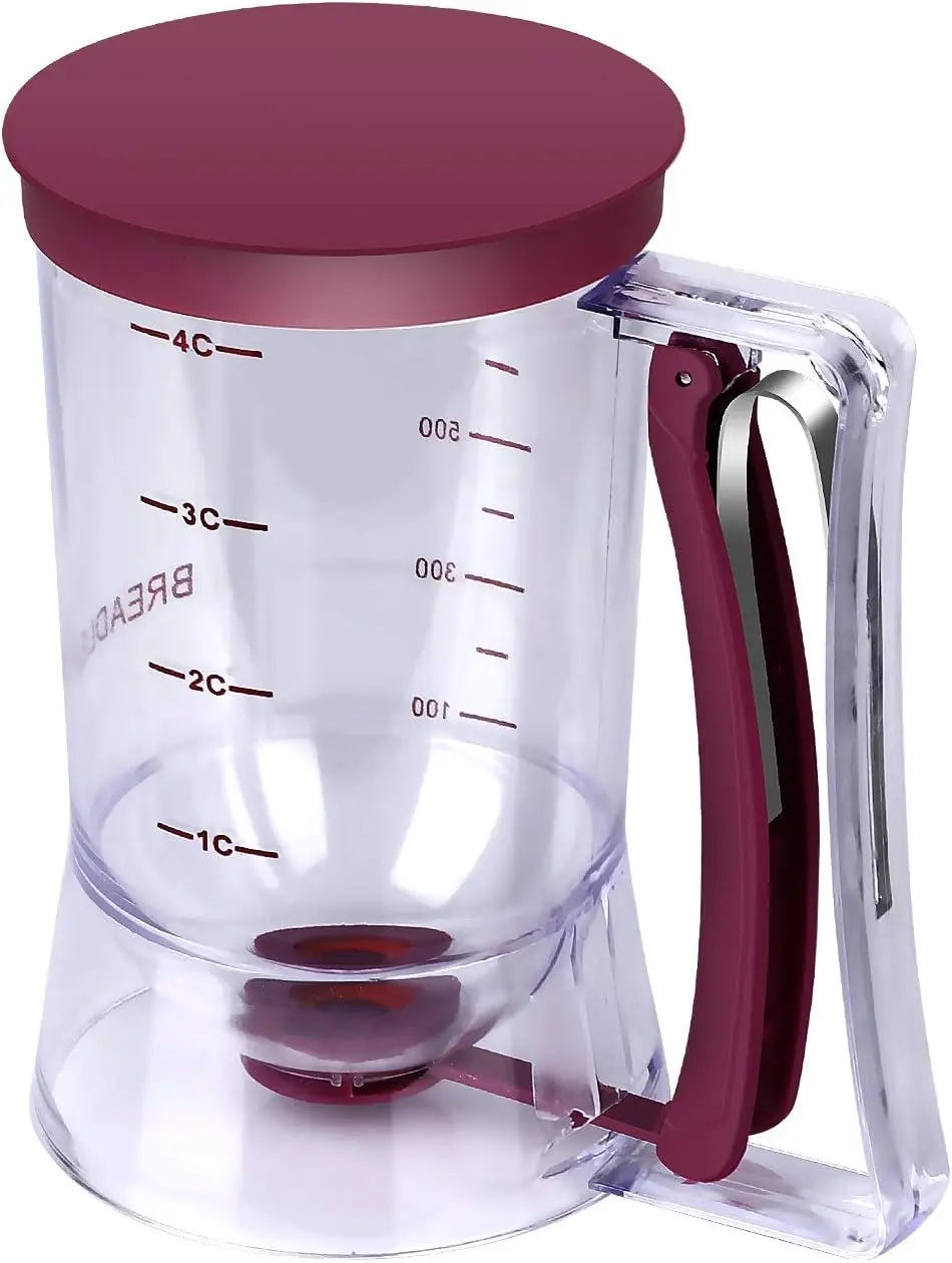 Pancake Batter Dispenser/Peanut Butter Dispenser Batter Funnel Separator Baking tool, suitable for cupcakes, waffles, muffin