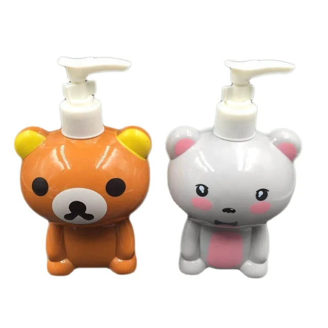 Animal  shape plastic lotion pump bottles 300ml bottles body wash bottles