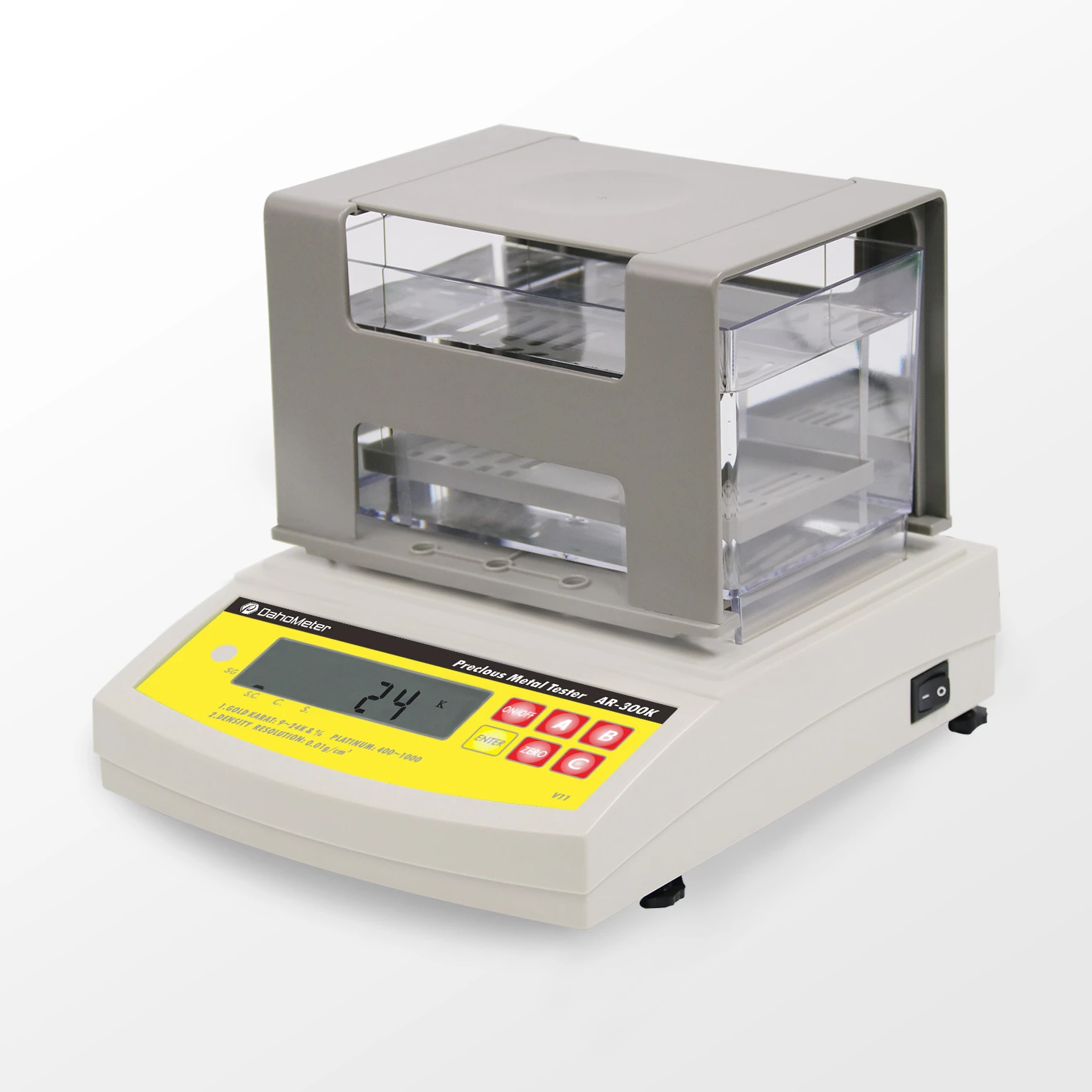 Gold Purity Tester Platinum K Gold Silver Analyzer Gemstone Jewelry Density Tester