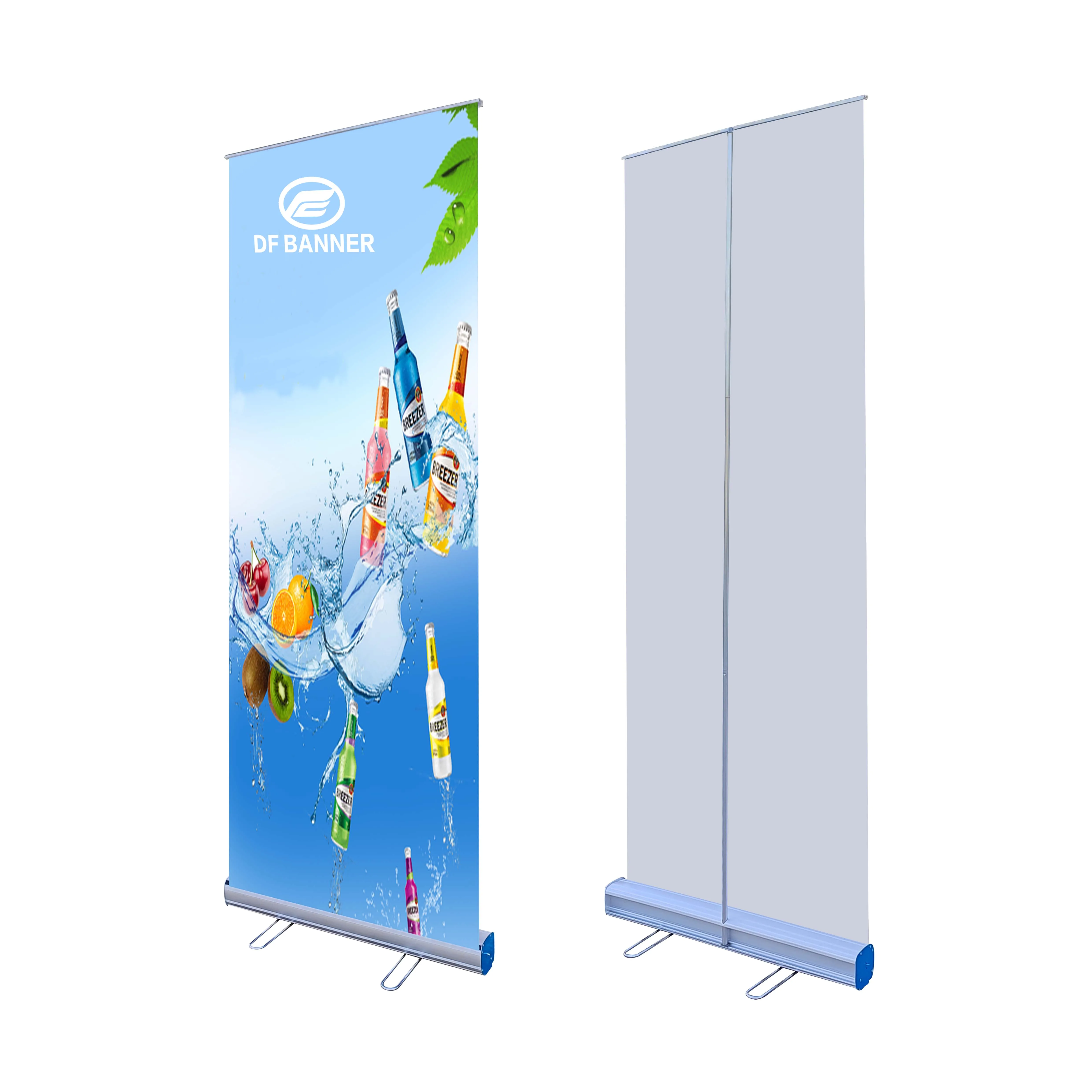 High Quality 3M Glue Tape 80/85*200cm Roll up Banner with Steel Feet Digital CMYK Printing for Roll up Displays