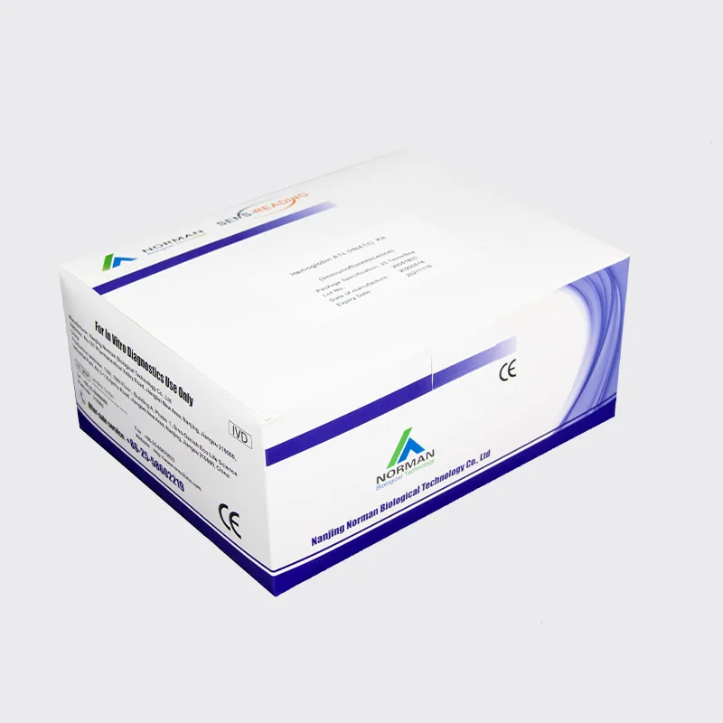 Manufacturer with Competitive Price Wholesale Hba1c Machine Immunofluorescence Test Kit HbA1c Test Kit