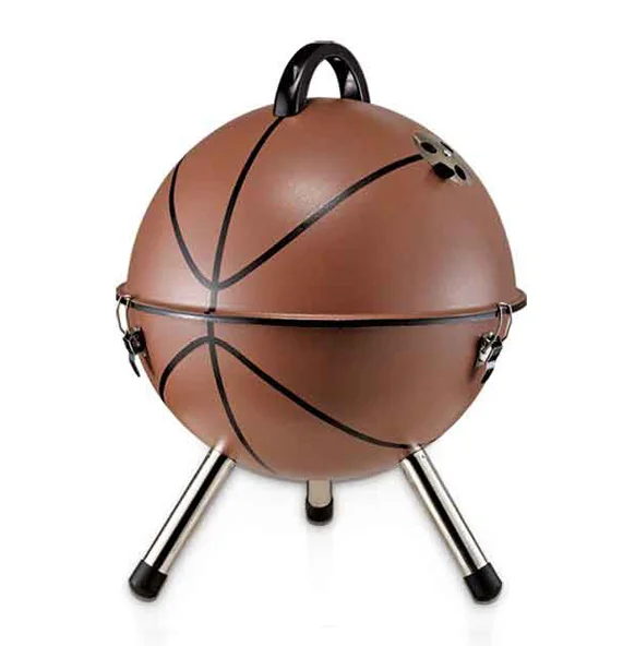 High quality Safe Tripod design Portable Basketball shaped barbecue stove outdoor BBQ Charcoal Grill