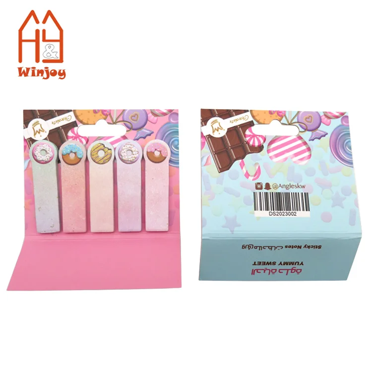 Custom Cartoon Memo Pad Sticky Notes Dividers Tabs Promotional Gift For School & Office With Customized Personalized Logo Design