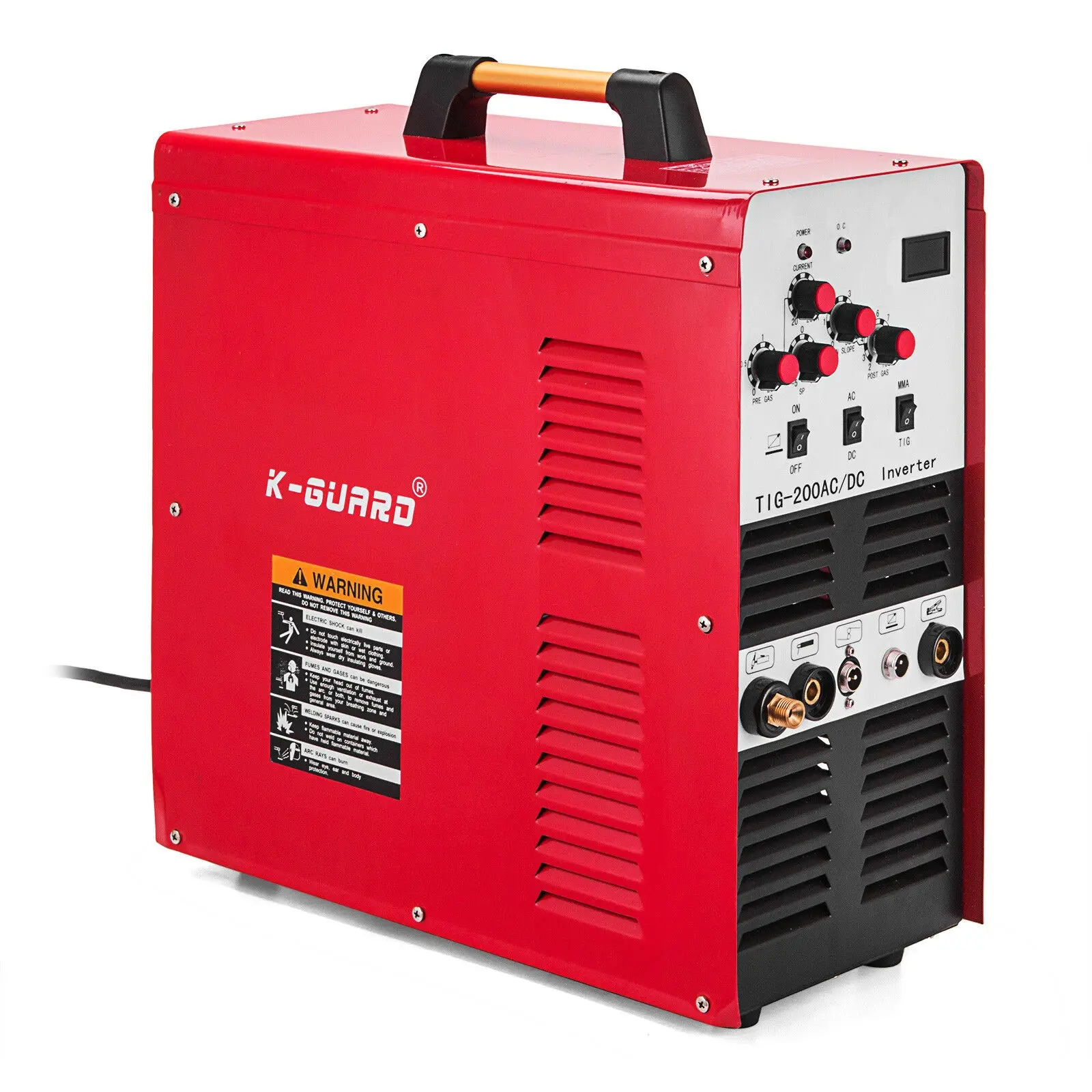  200A AC/DC TIG/Stick Инвертор постоянного тока ММА алюминиевый TIG-200