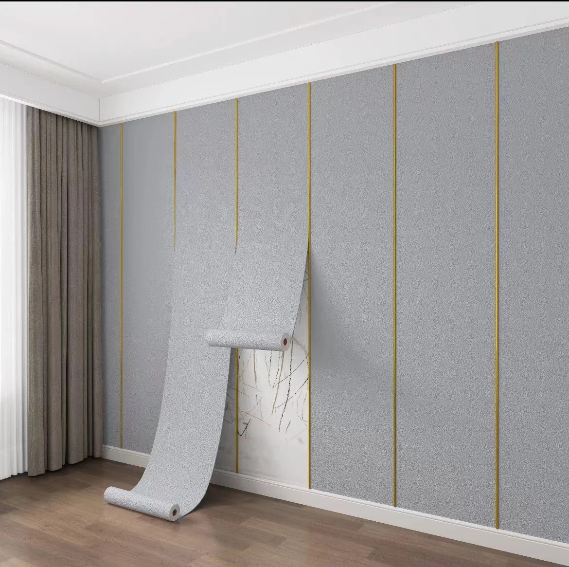 Wallpaper Sticker with Self-Adhesive Waterproof Foam Wall Panels Peel and Stick for Interior Wall Decor, Home Decoration