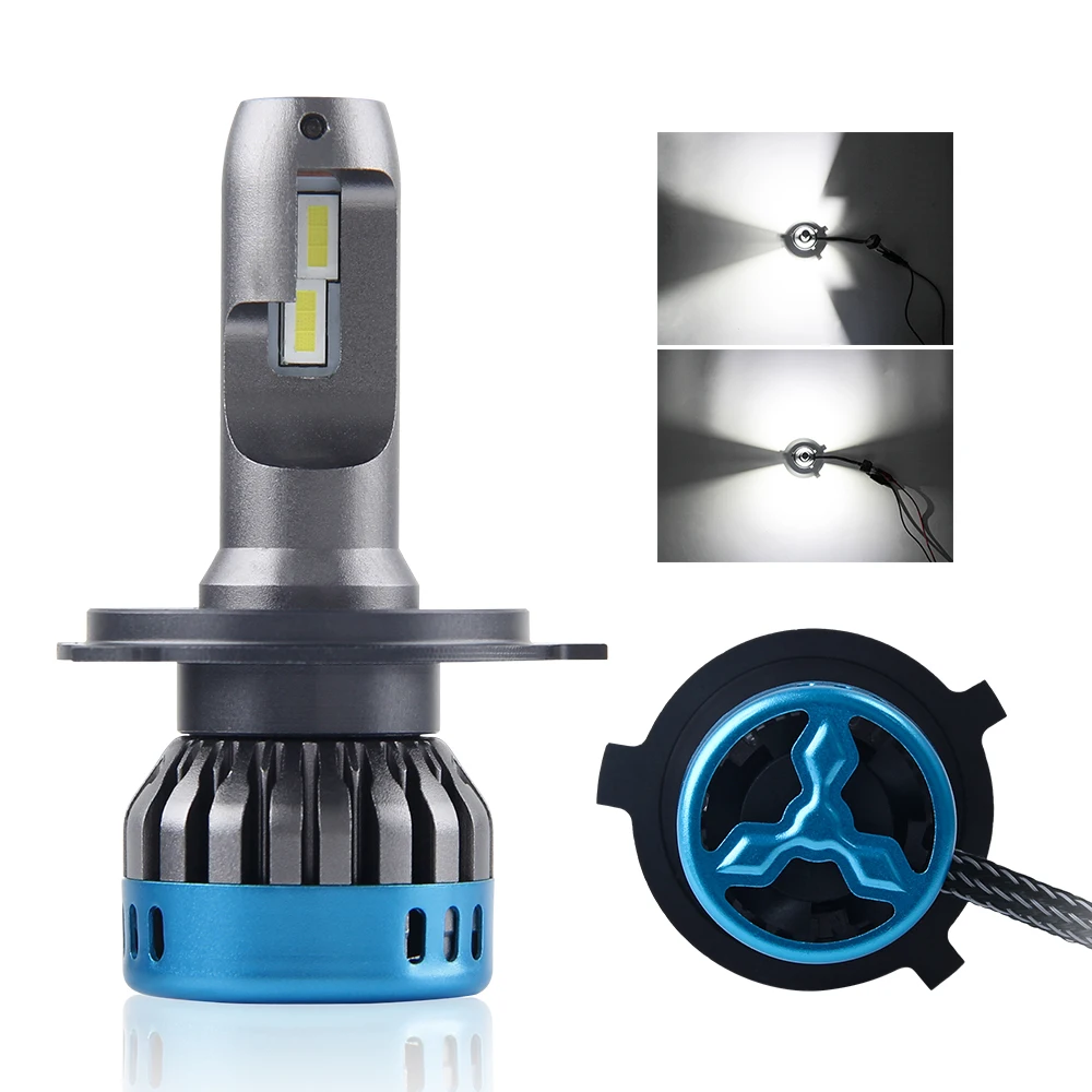 Красный синий корпус высокоскоростной охлаждающий вентилятор CSP Mini barra Led H11 9005 9006 H7 авто автомобиль F6 светодиодные